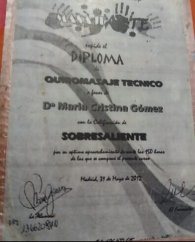 Quiromasaje en O’Donnell