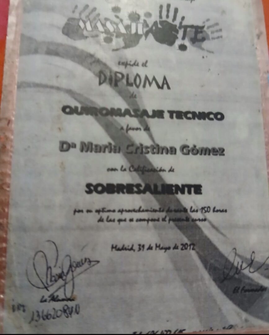 Quiromasaje en O’Donnell
