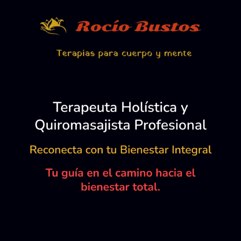 Terapeuta Holística y Quiromasajista Profesional