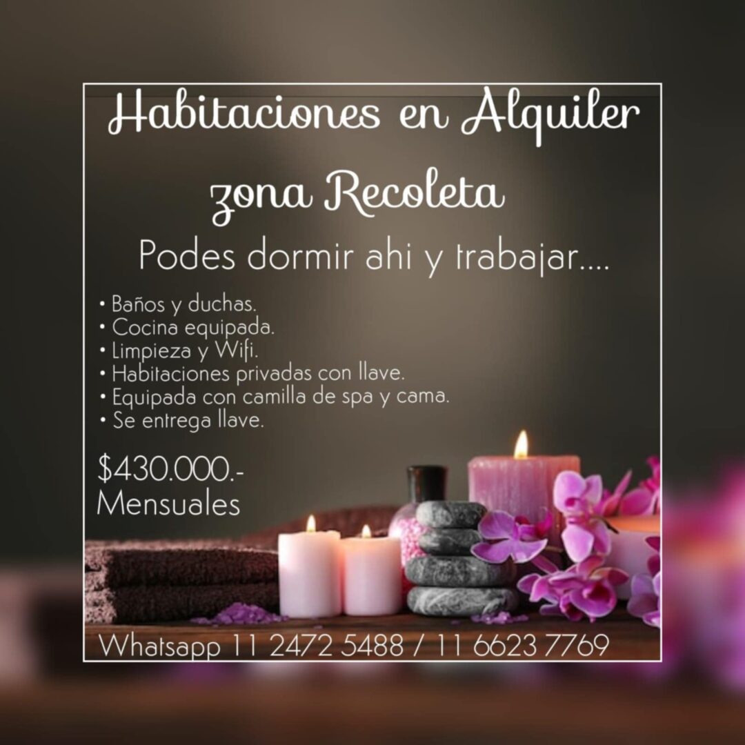 Alquiler Gabinetes para Masajes