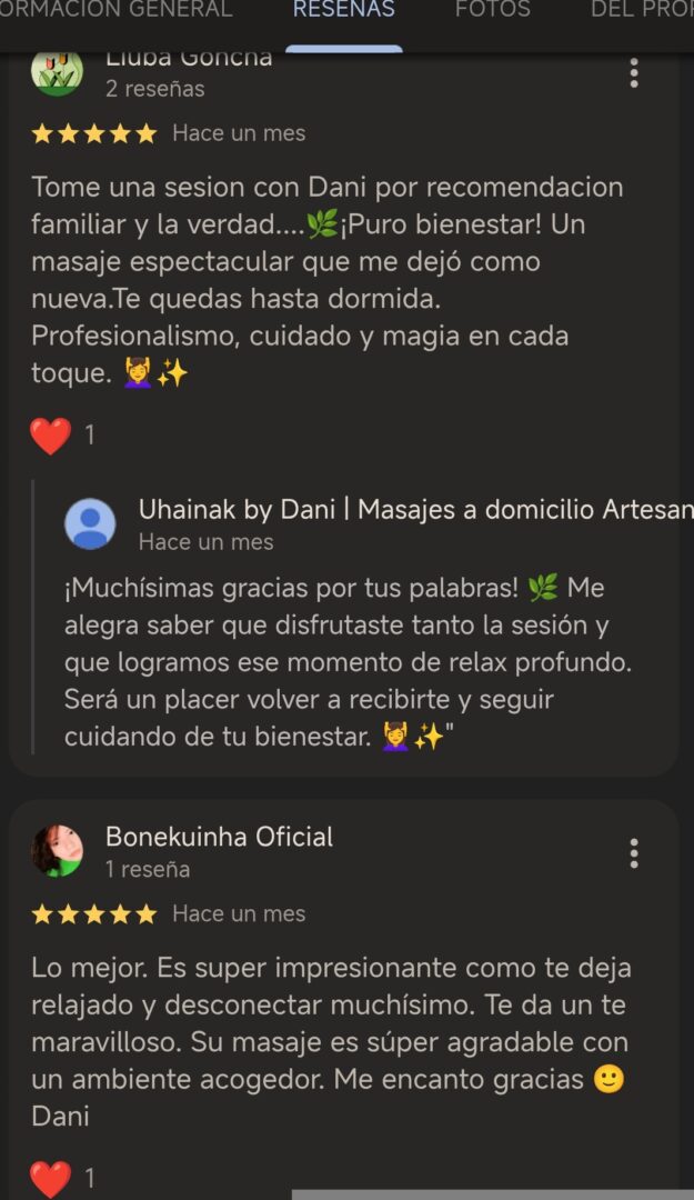 Masaje Profesional a domicilio