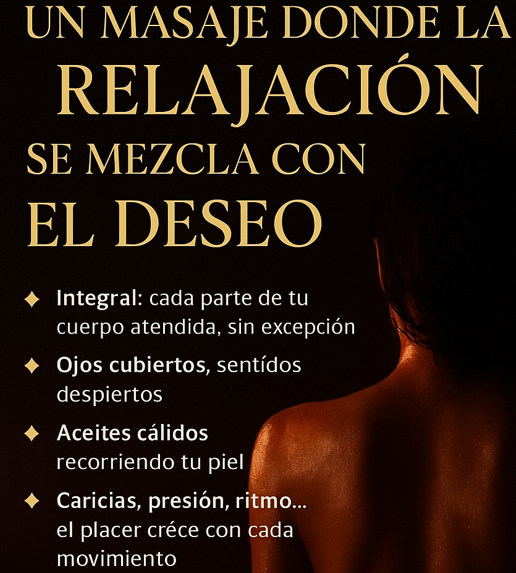 MASAJE EXCLUSIVO PARA MUJER